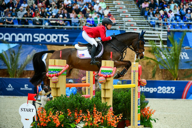 Sharon White and Claus 63 jumping