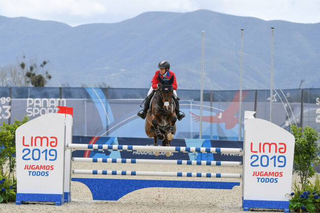 Sharon White and Claus 63 jumping