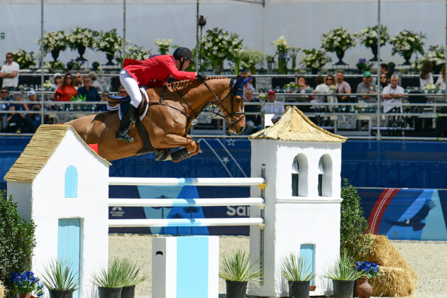 McLain Ward and Contagious show jumping