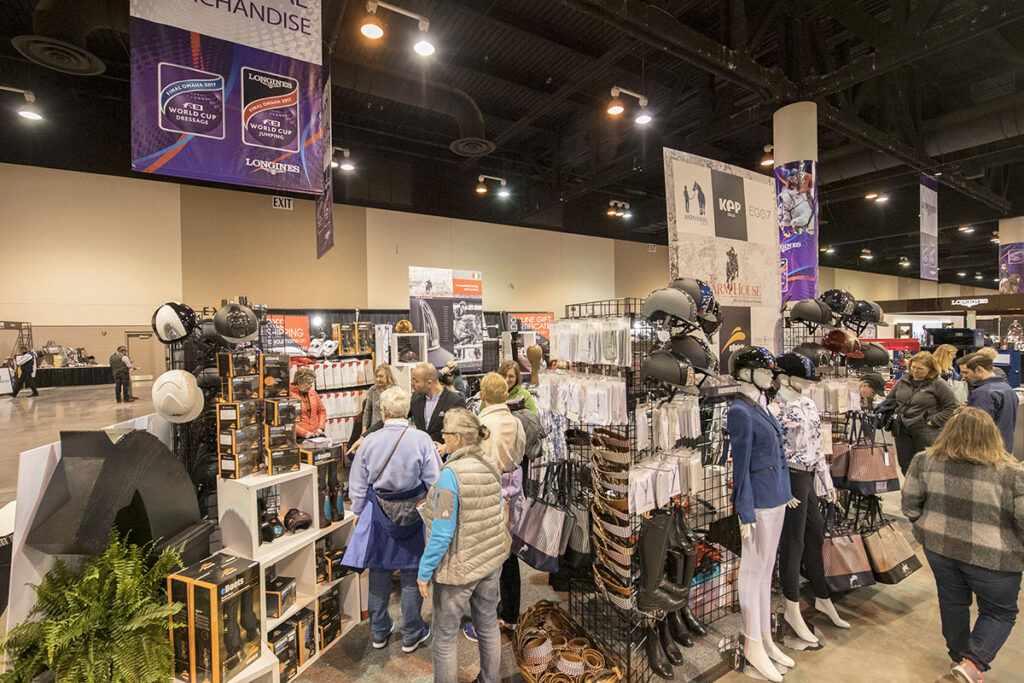 Trade show shopping at the FEI World Cup Finals in Omaha