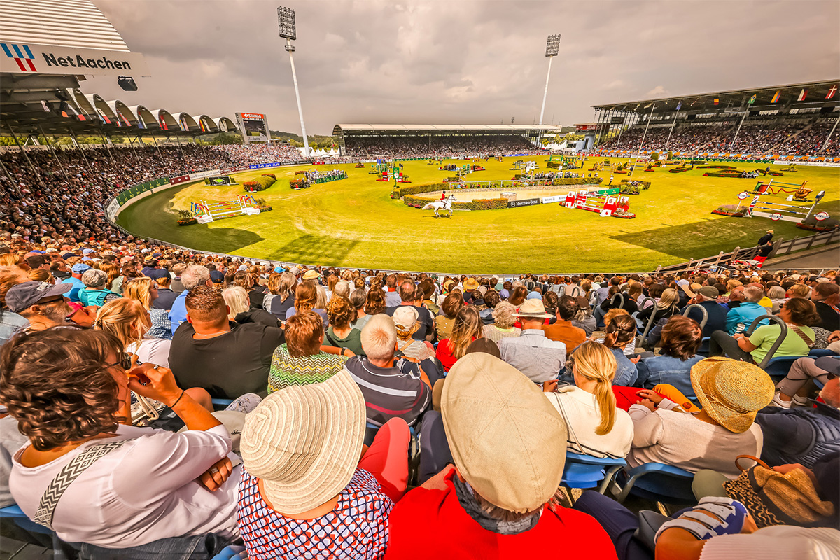 The Aachen Main Stadium, which will host 2026 FEI World Championships events.