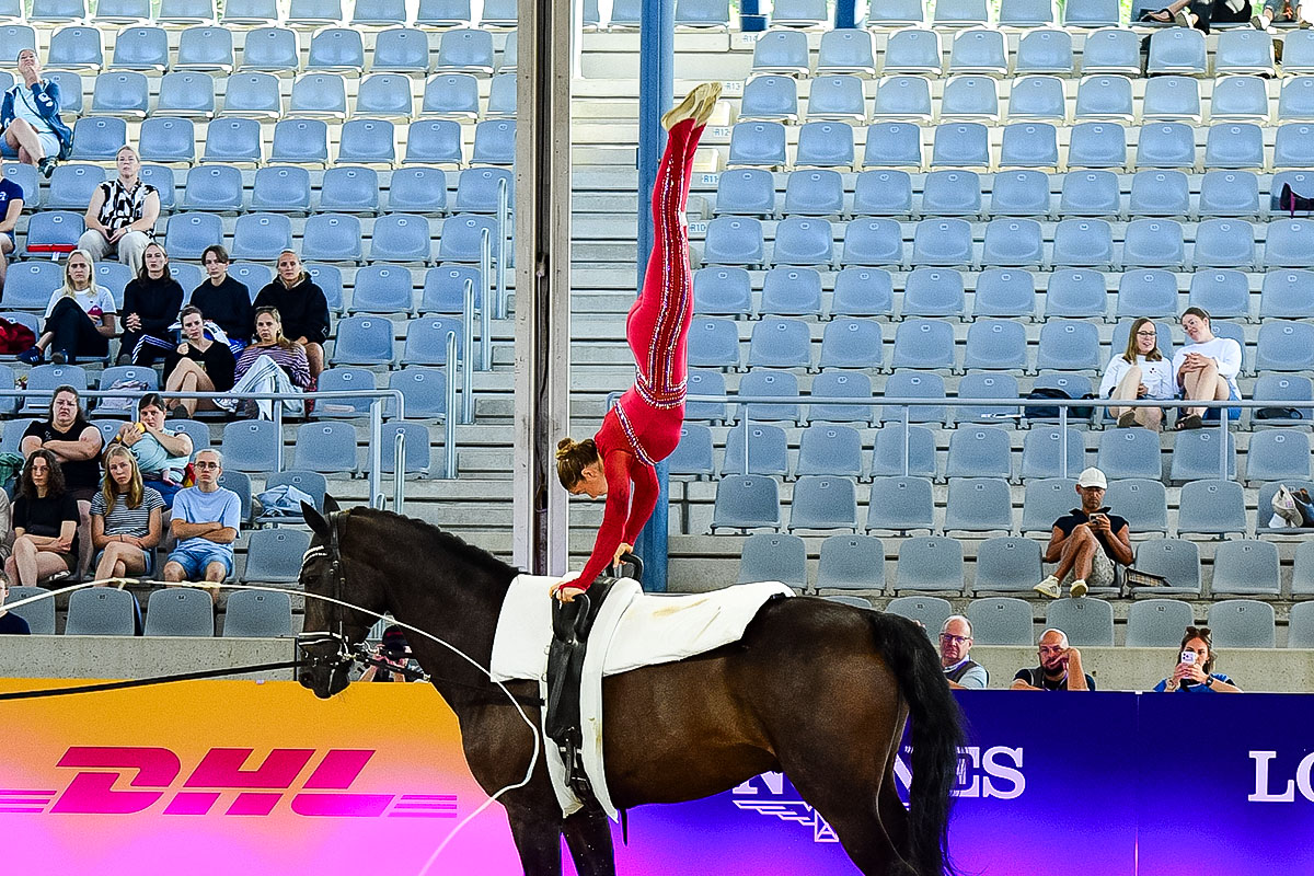 Vaulter Kimberly Palmer.