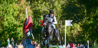 Felix Vogg (SUI) and Cartania, winners of 2025 Maryland 5 Star at Fair Hill CCI5*-L division.