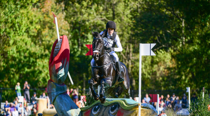 Felix Vogg (SUI) and Cartania, winners of 2025 Maryland 5 Star at Fair Hill CCI5*-L division.