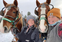 Erin and Noel with Oak and Maple.