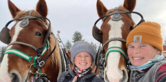 Erin and Noel with Oak and Maple.