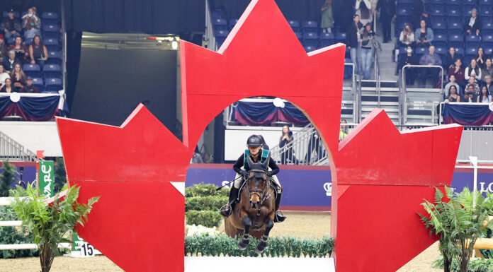 Indoor eventing at the Royal Agricultural Winter Fair