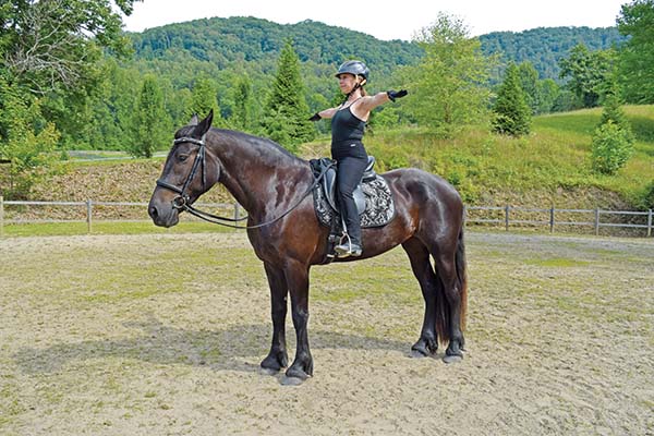 horseback yoga