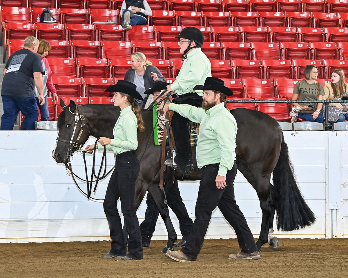 A class in the Equestrians With Disabilities Supported division.