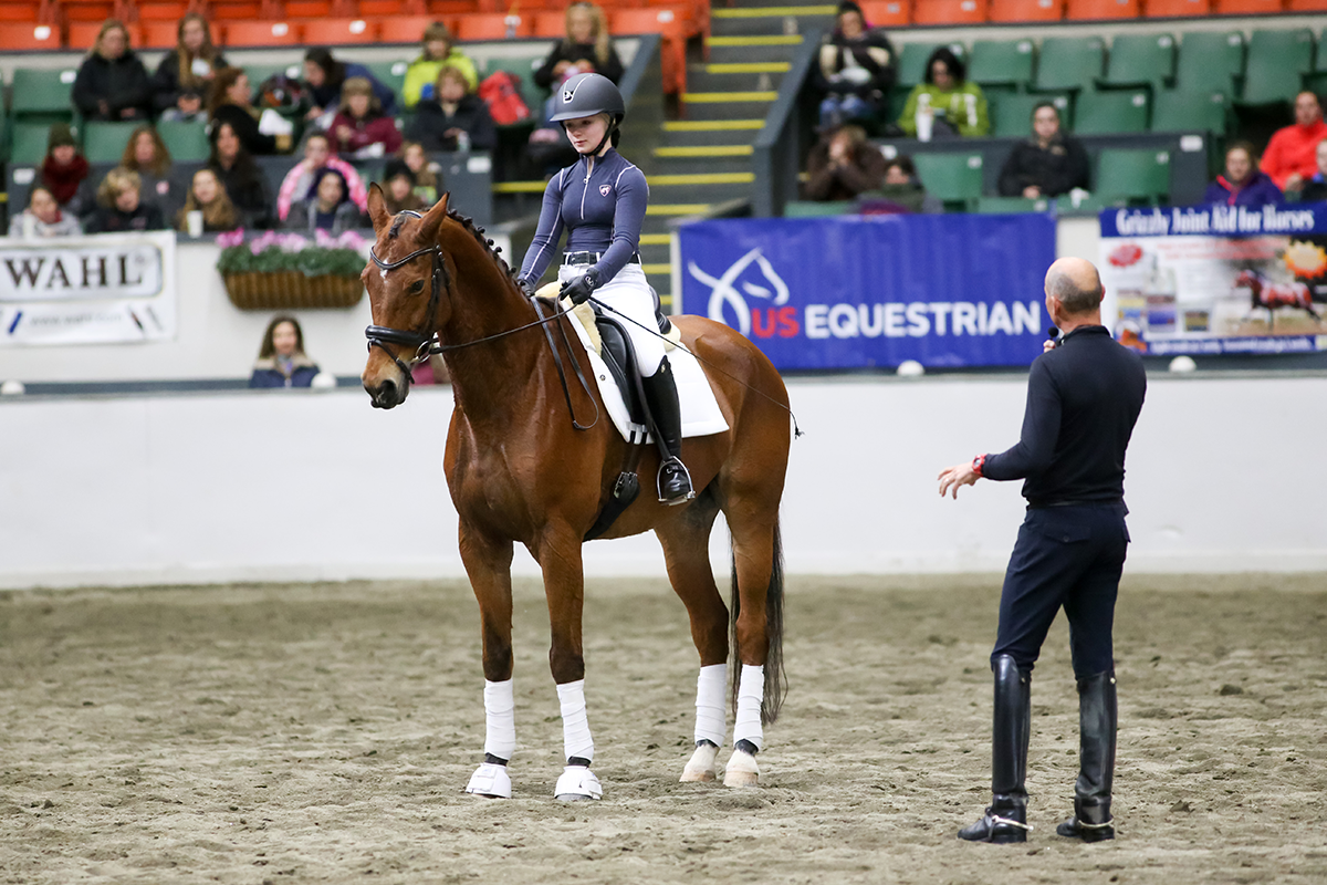 Steffen Peters instructing during a demonstration at Equine Affaire
