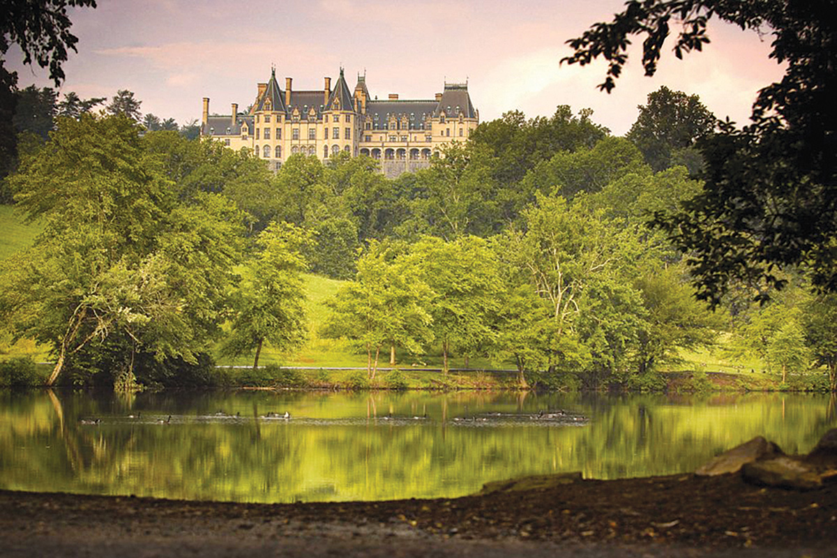 A scenic view of the Biltmore