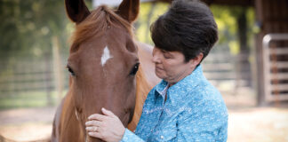The author and Sally.