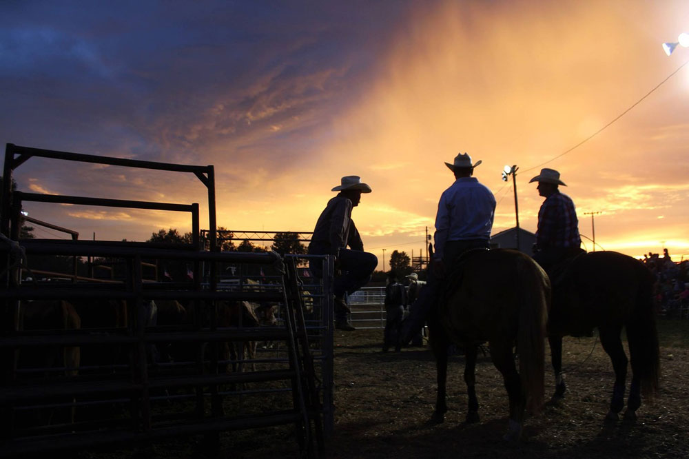 Vaquero silhouette