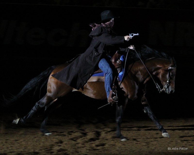 Stacy Westfall. Freestyle Reining at the 2010 Alltech FEI World Equestrian Games