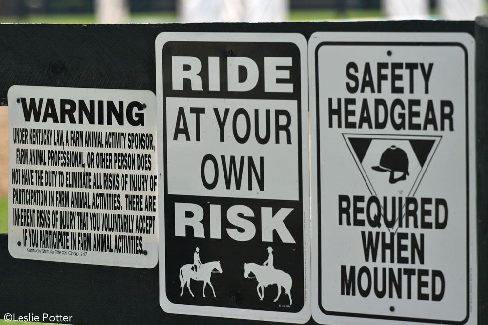 Equine Liability Signs