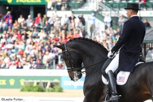 Steffen Peters and Legolas 92 in the lead after first Olympic selection trials