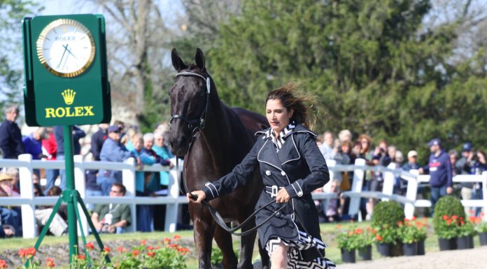 Gina Miles at the 2015 Rolex Kentucky Three-Day Event