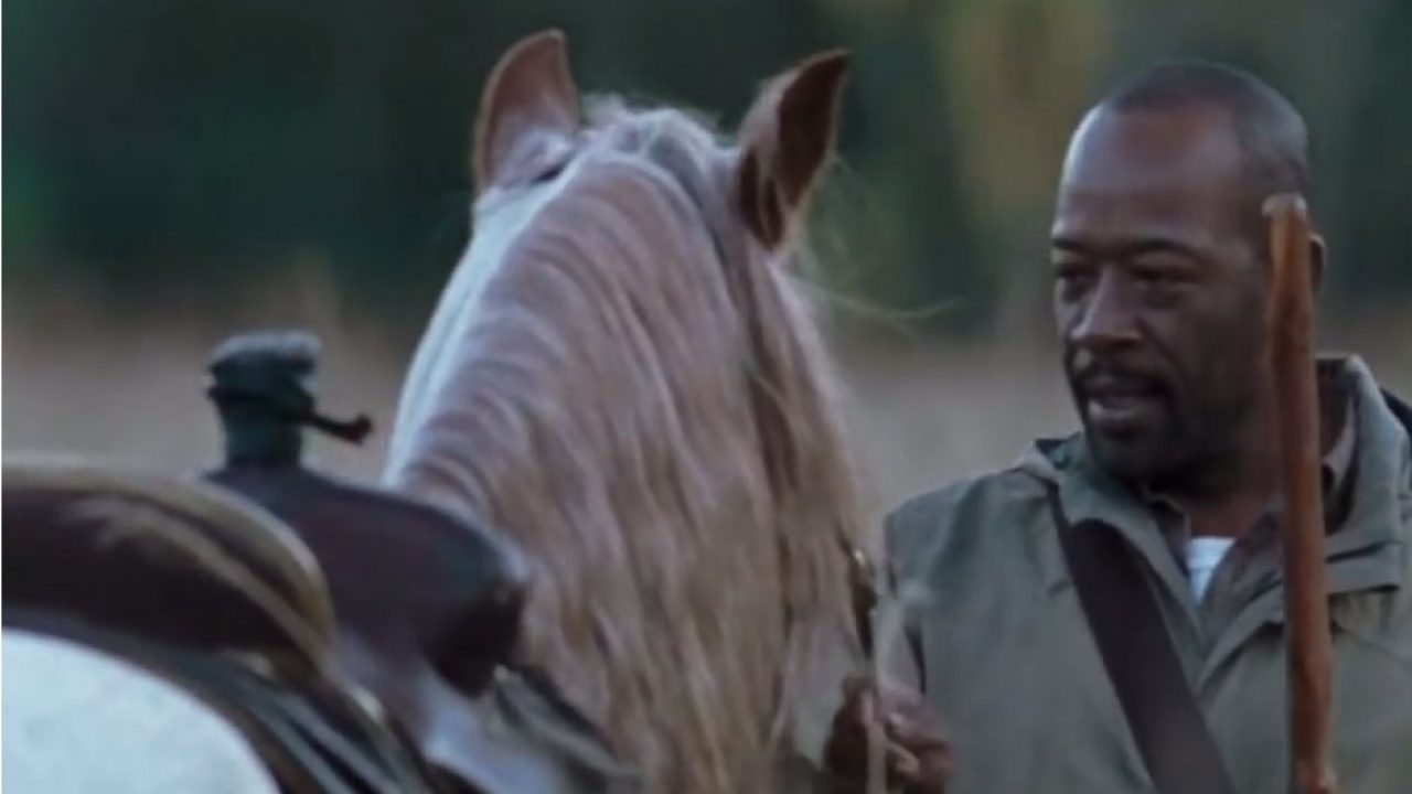 The Walking Dead Zombies Eating Horse