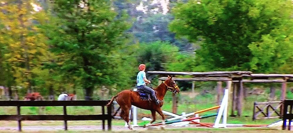 The Bachelorette horse riding scenes