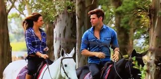 The Bachelorette horse riding scenes