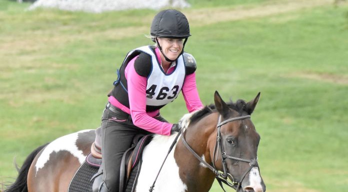 Tess and Dakota at the American Eventing Championships