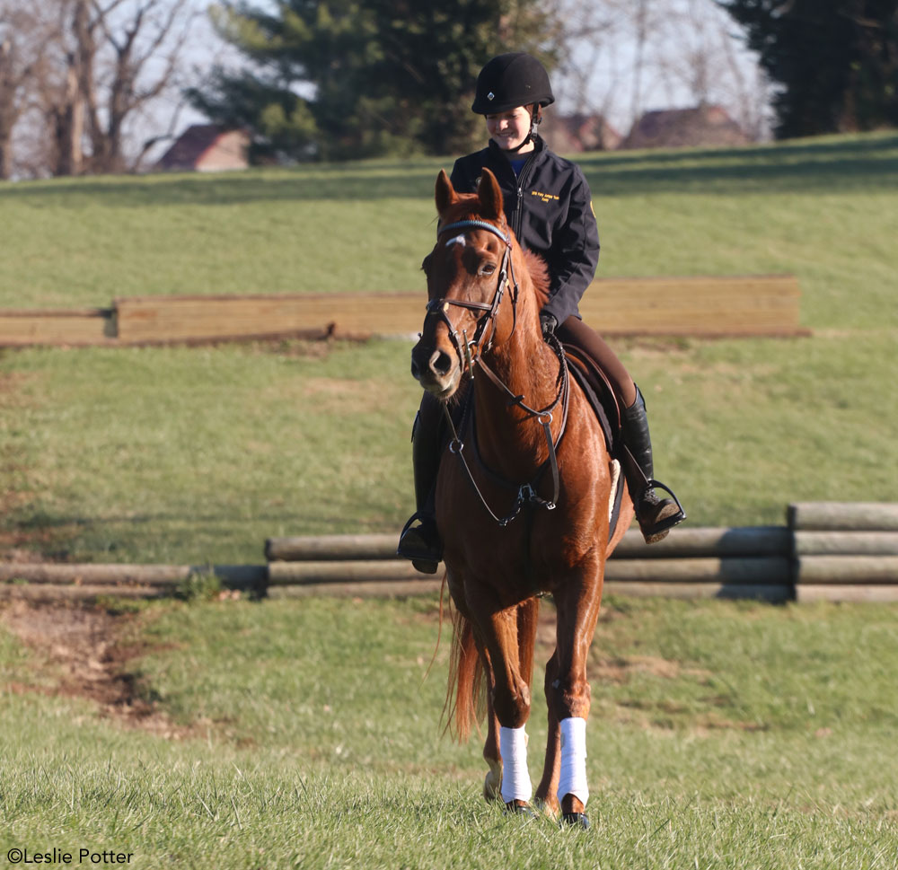 Riding an off-track Thoroughbred