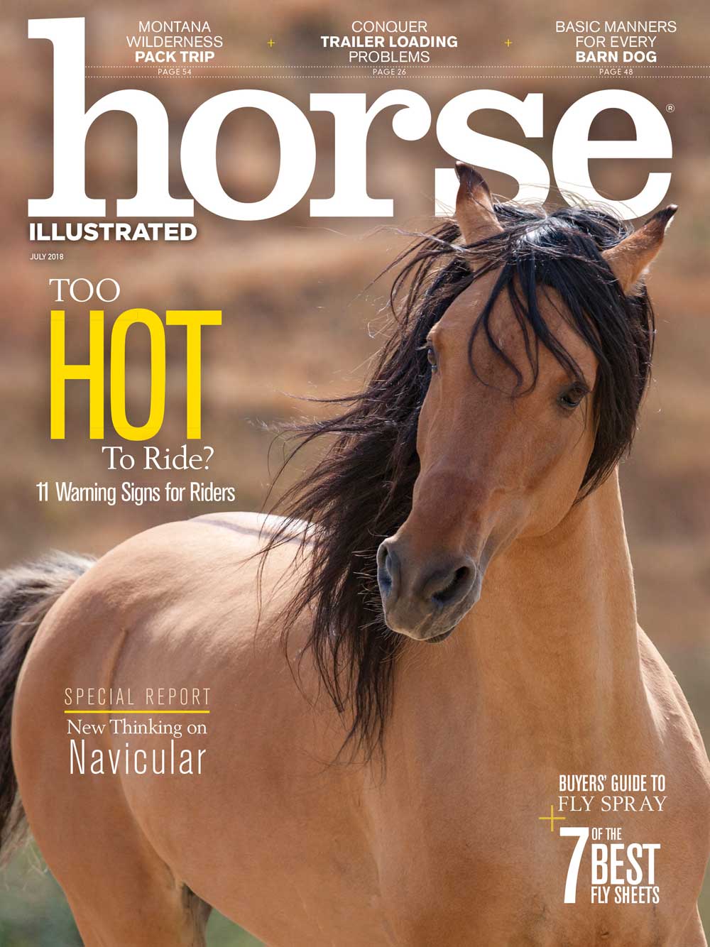 July 2018 Horse Illustrated magazine cover
