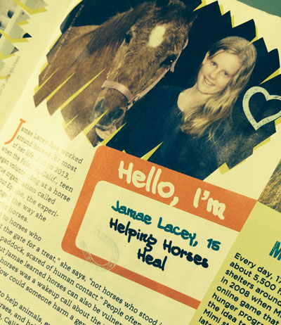 A Young Horse-Rescue Volunteer