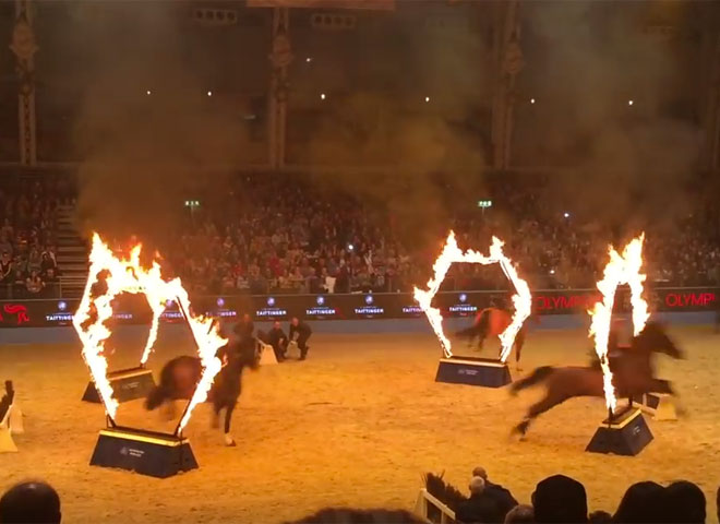 Metropolitan Mounted Police at the London International Horse Show
