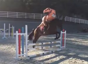Featured Video: T-Rex Tries Show Jumping