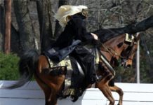 Young Arabian Horse exhibitors are prepping for their national show Arabian Native Costume