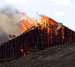 barn fire