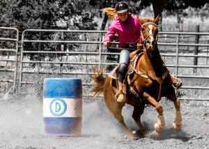 What is the 4-D Barrel Racing Format?