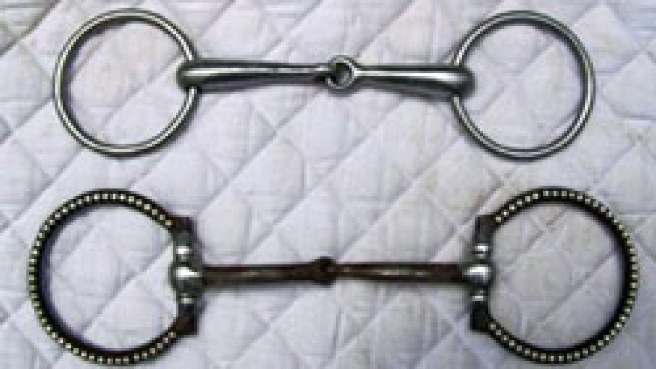 New Showman Chrome plated O-RING HORSE BIT w/ 3" ring cheeks 5" twisted mouth