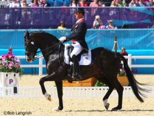 British riders are in first and second position after day one of Olympic dressage competition