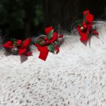 Christmas horse braids