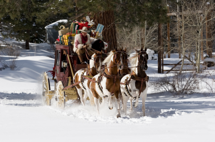 christmas stagecoach
