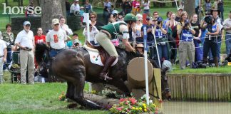 Weighing the Risks of Three-Day Eventing cross country foam log
