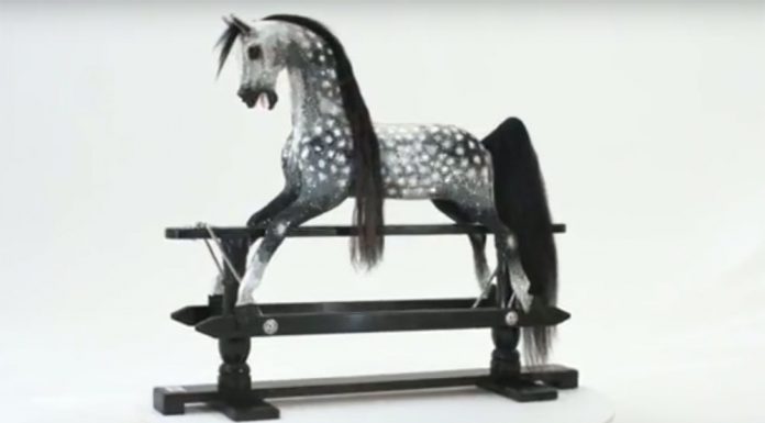 crystal rocking horse