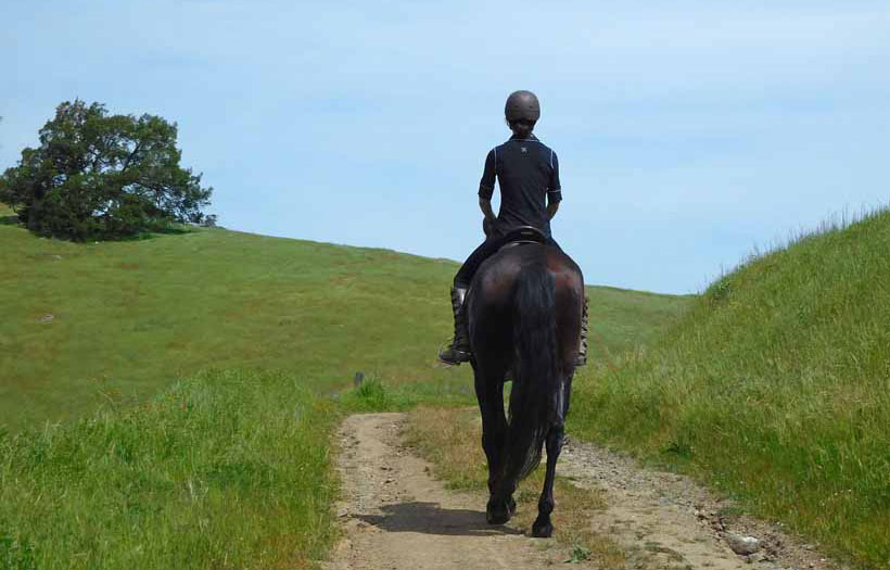 Dressage on the Trail: horse rider fitness