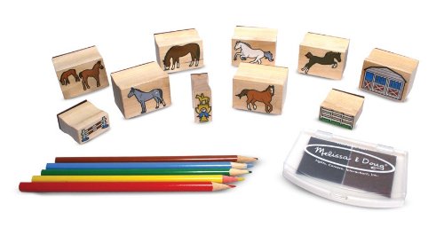horse stamp set