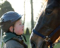 Healing People on Horseback kid horse
