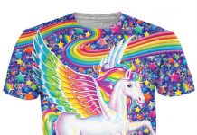 lisa frank skye t-shirt