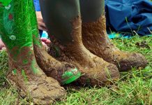 muddy boots