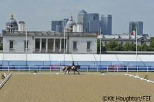 2012 Olympic equestrian test event is underway in London