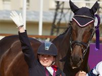 Americans riders narrowly miss the podium in Paralympic dressage freestyle tests paralympics n baker gold