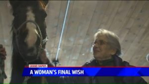 Hospice Patient Gets One Last Day at the Barn