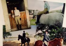 On Whispers Outside the Ring and Size 26 Breeches skinny girl with horse