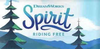 spirit riding free poster