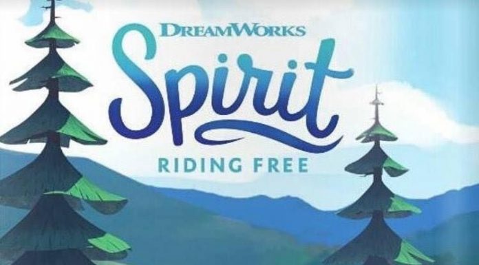 spirit riding free poster